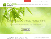 Tablet Screenshot of mygreenhomedesign.com